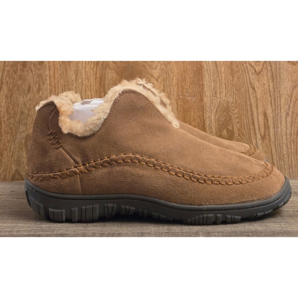 Clarks Mid Casual Slippers Shoes Mens Size 10 Brown Tan